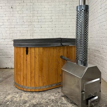 Hottub Ofuro thermowood - externe houtkachel 